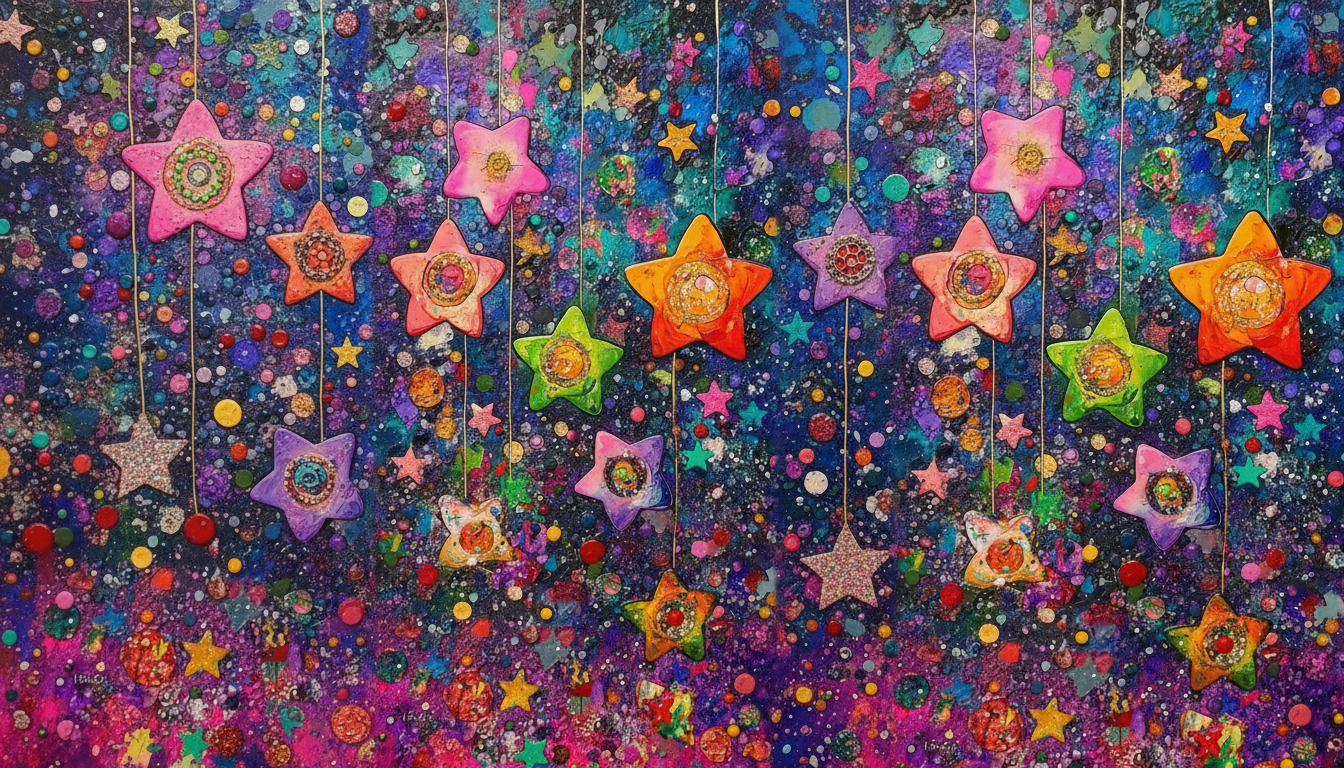 Star Hanging Bkgd Cloth