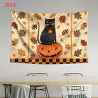 Halloween Cat Photo Background Cloth