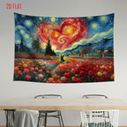 Van Gogh Style Photo Background Cloth