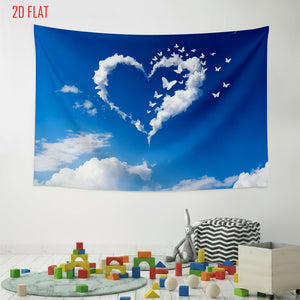 Blue Sky Photo Backdrop