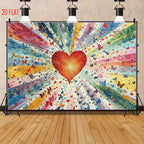 Colorful Love Butterfly Bkgd Cloth