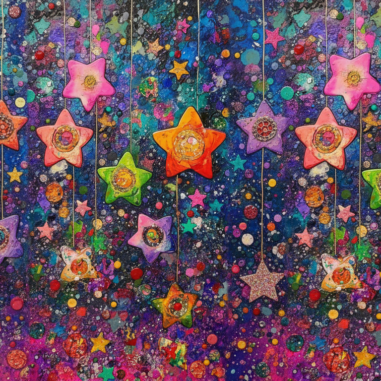 Star Hanging Bkgd Cloth